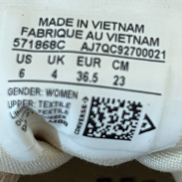 Converse Peachy Pink High-Top Sneakers Chuck Taylor Canvas LIKE NEW - Picture 8 of 8